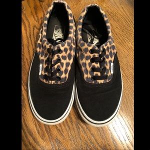 Vans cheetah print shoes
